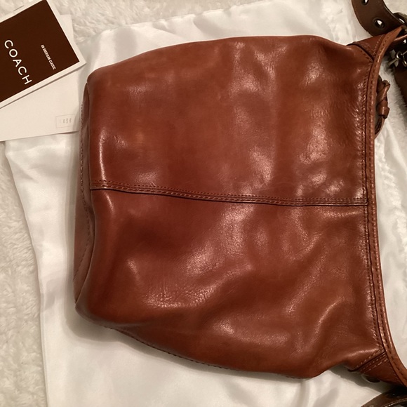 Vintage Coach, Bleecker, Tattersall Duffel Saddle bucket bag, 11422 - Picture 3 of 14